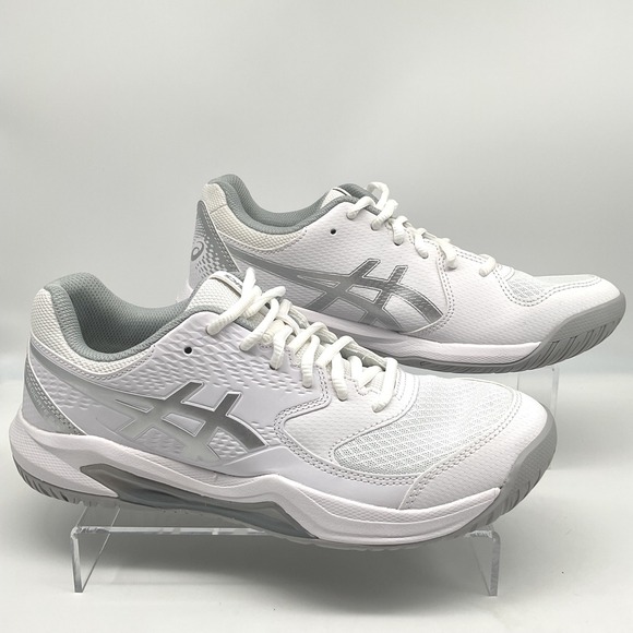 Asics Shoes - ASICS Gel Dedicate 8 Women's White Silver Tennis Shoes Size 9 NEW‎